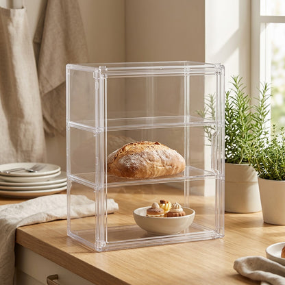 Showcase™ PET Acrylic Storage Display Box, styled close view