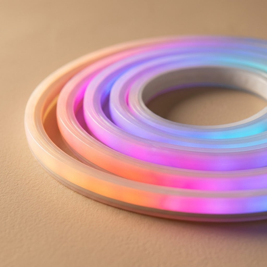 Soundglow™ Bluetooth Sound-Controlled LED Light Strip, material and detail close-up