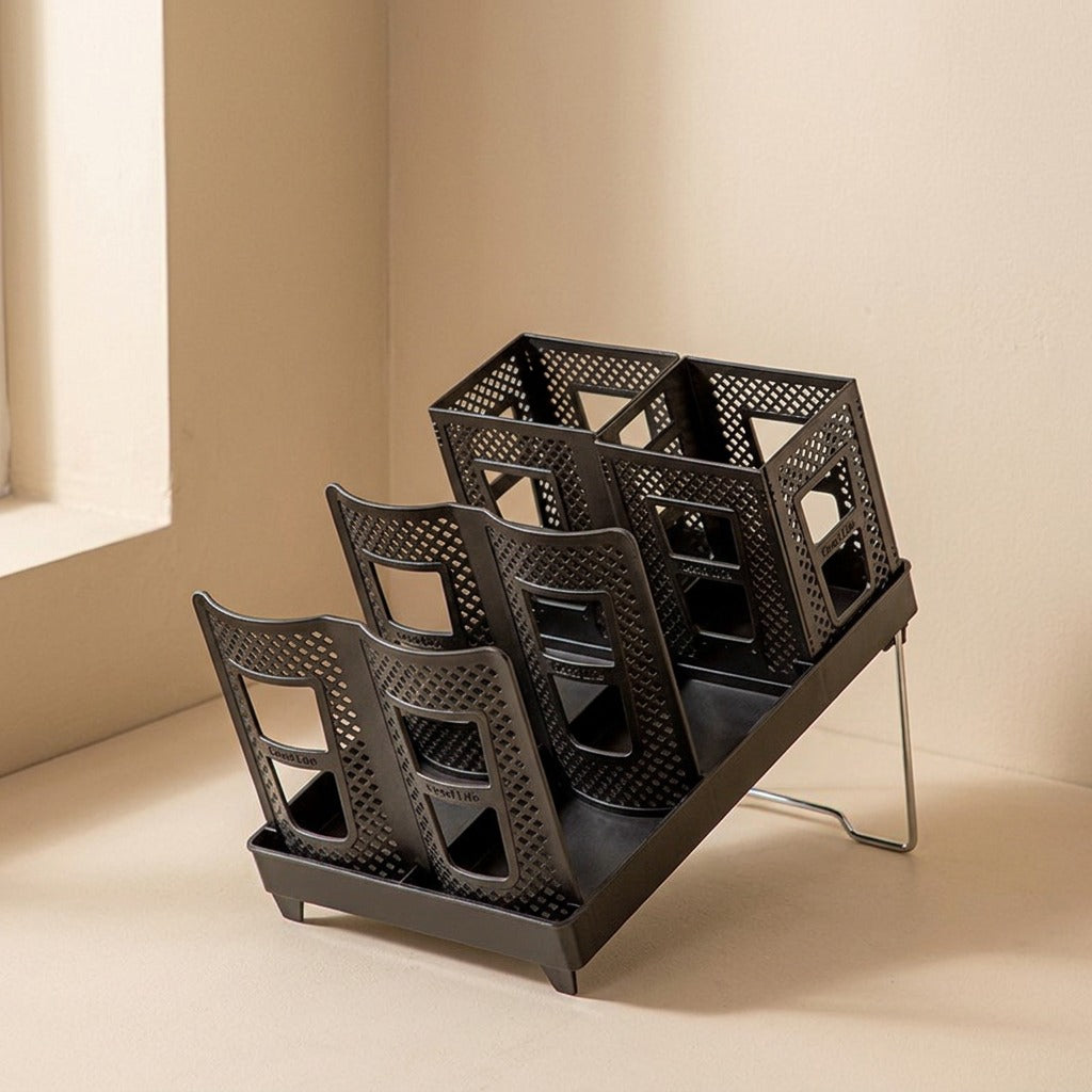 Cupperch™ Plastic Desktop Cup Storage Rack