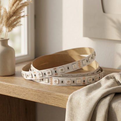 Pixelribbon™ WS2812B 5050 LED Light Strip, styled close view