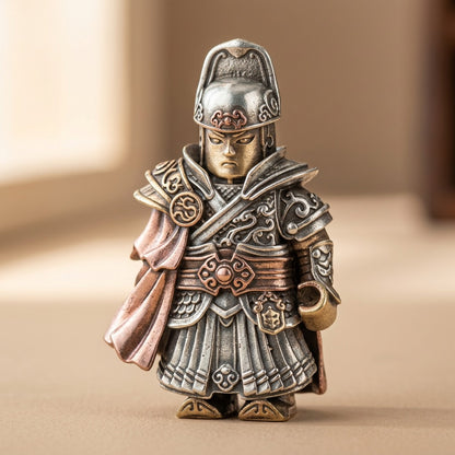 Brassplay™ Big Player Series Brass Desktop Decoration, material and detail close-up