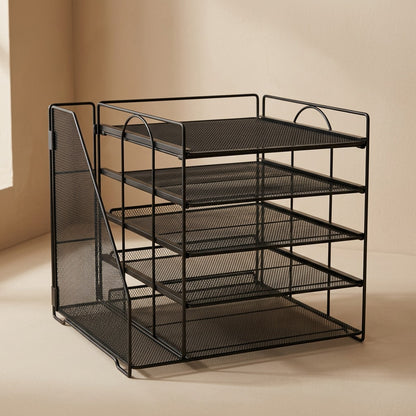 Tierfile™ 5-Tier Metal File Rack