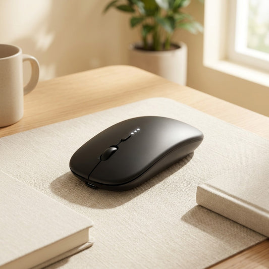 Switchglide™ Dual-Mode Bluetooth Wireless Mouse in a calm home setting