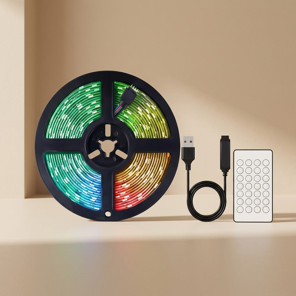 Colorstream™ RGB LED Light Strip with Remote Control