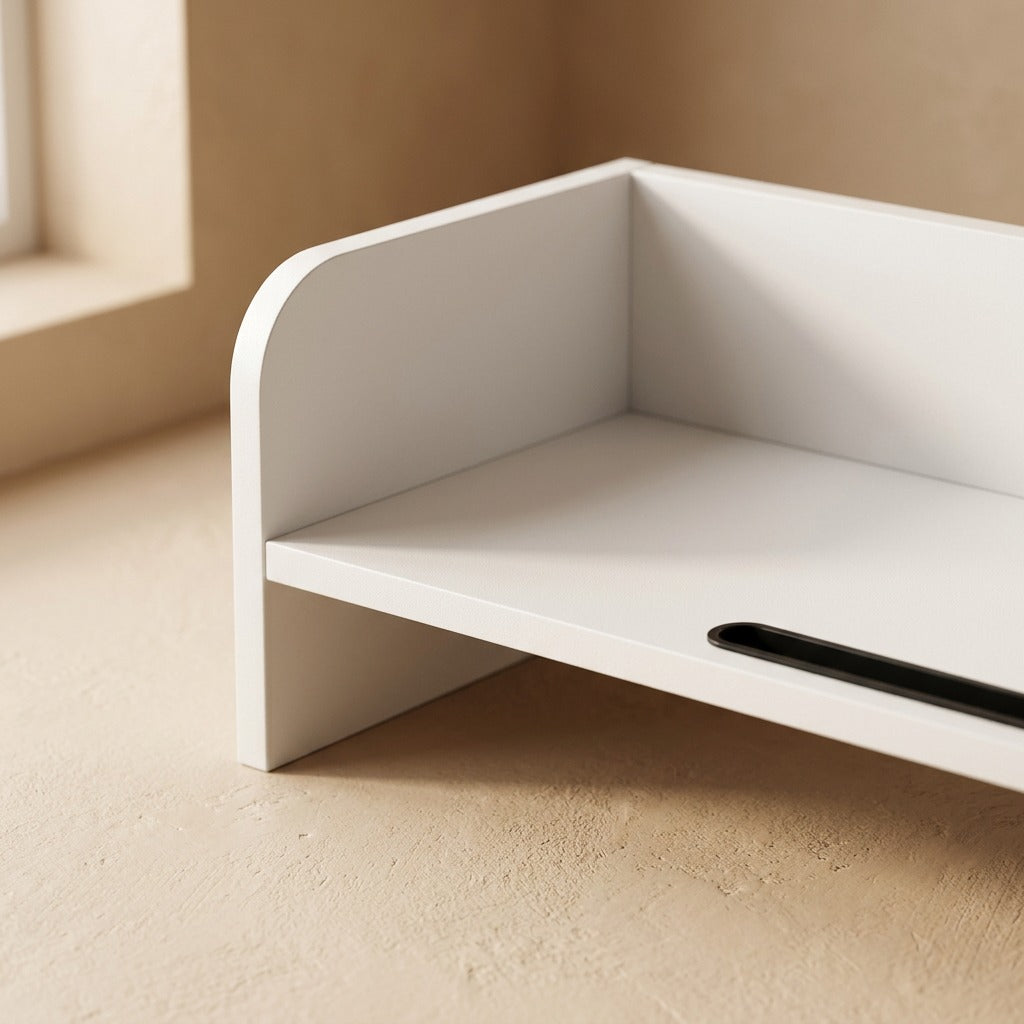 Boardtier™ Density Board Desktop Storage Rack, material and detail close-up