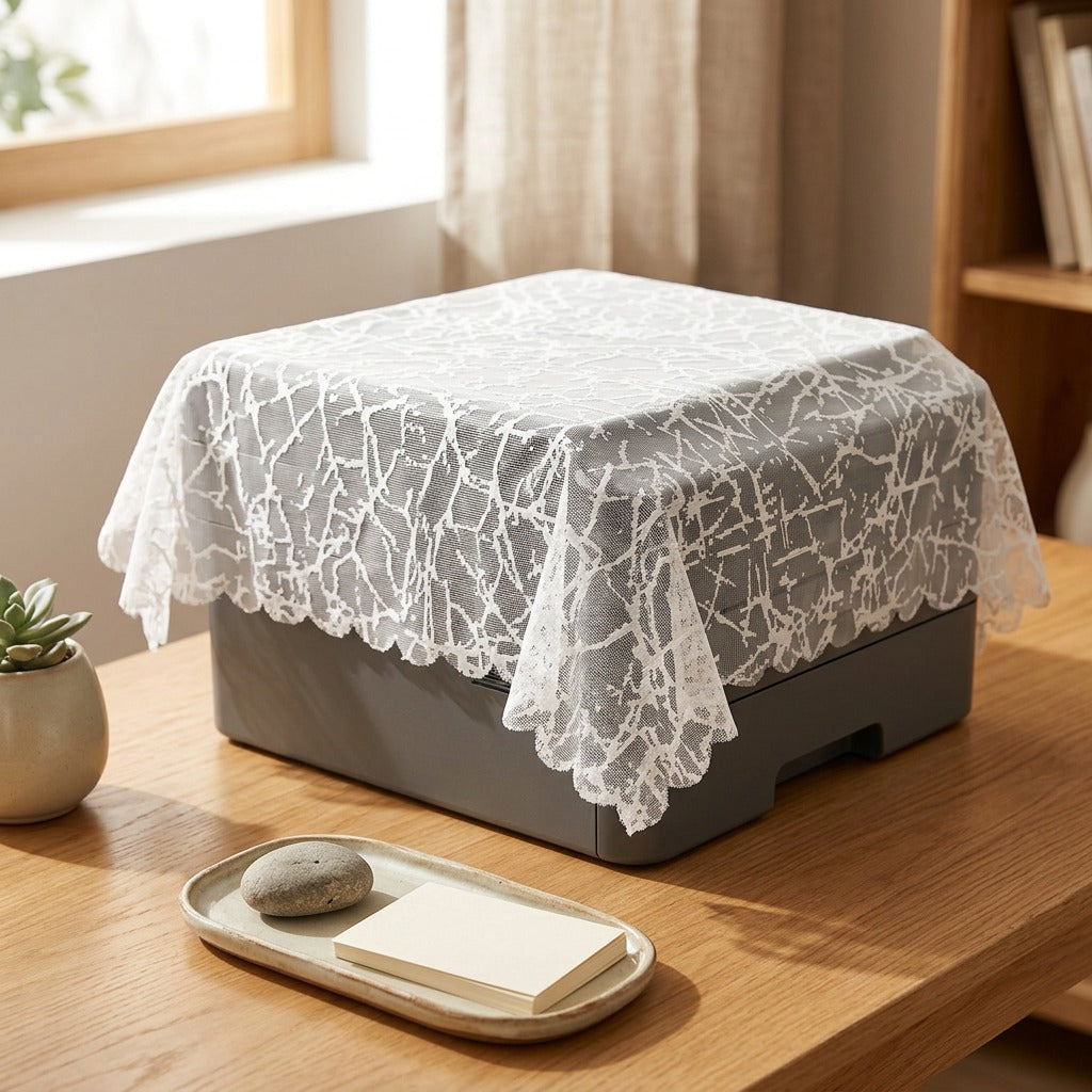 Printcover™ Polyester Printer Dust Cover, styled close view