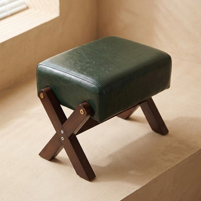Sitstep™ Solid Wood Shoe-Changing Stool, material and detail close-up