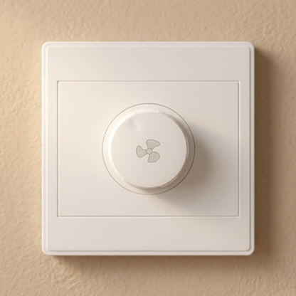 Spindial™ M6 Ceiling Fan Speed Control Switch, material and detail close-up