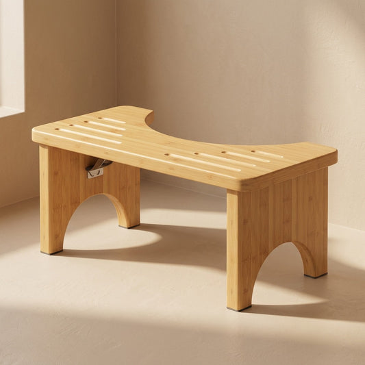 Woodstead™ Wooden Toilet Stool for Home Use