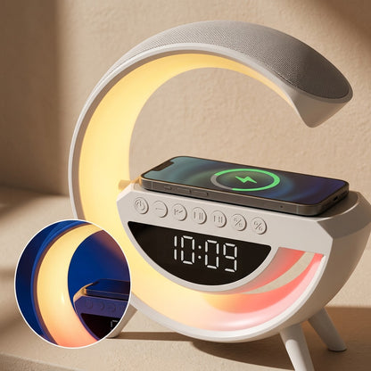 Nightchime™ Bluetooth Speaker With Night Light, material and detail close-up
