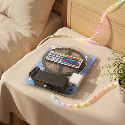 Colortrail™ 5m RGB LED Light Strip in a calm home setting