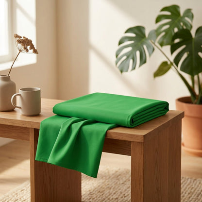 Greenstage™ 3×6 m Green Screen Background Cloth, styled close view