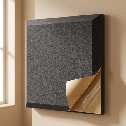 Squarehush™ Polyurethane Square Soundproofing Panel, material and detail close-up
