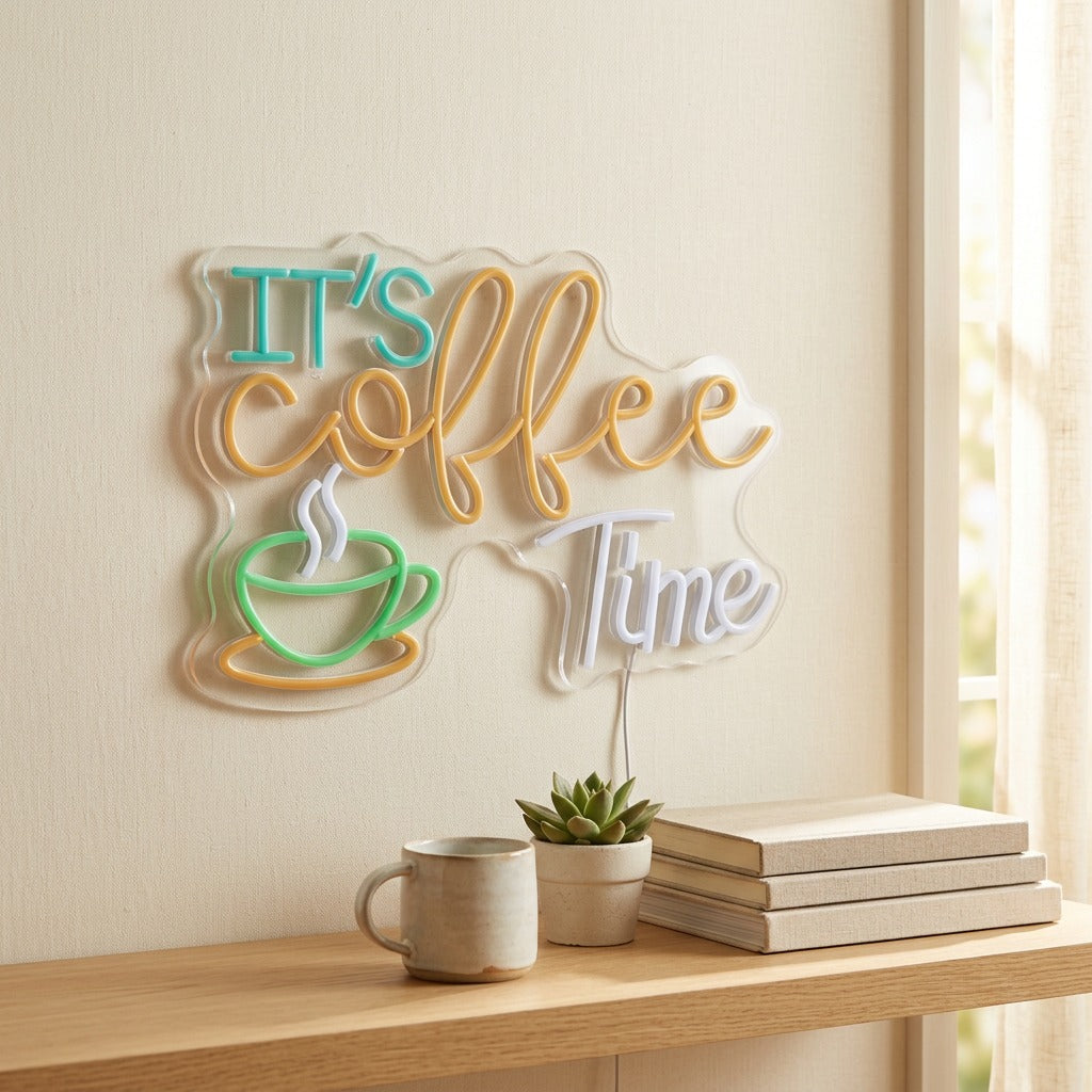 Neongleam™ USB Neon Decorative Light in a calm home setting