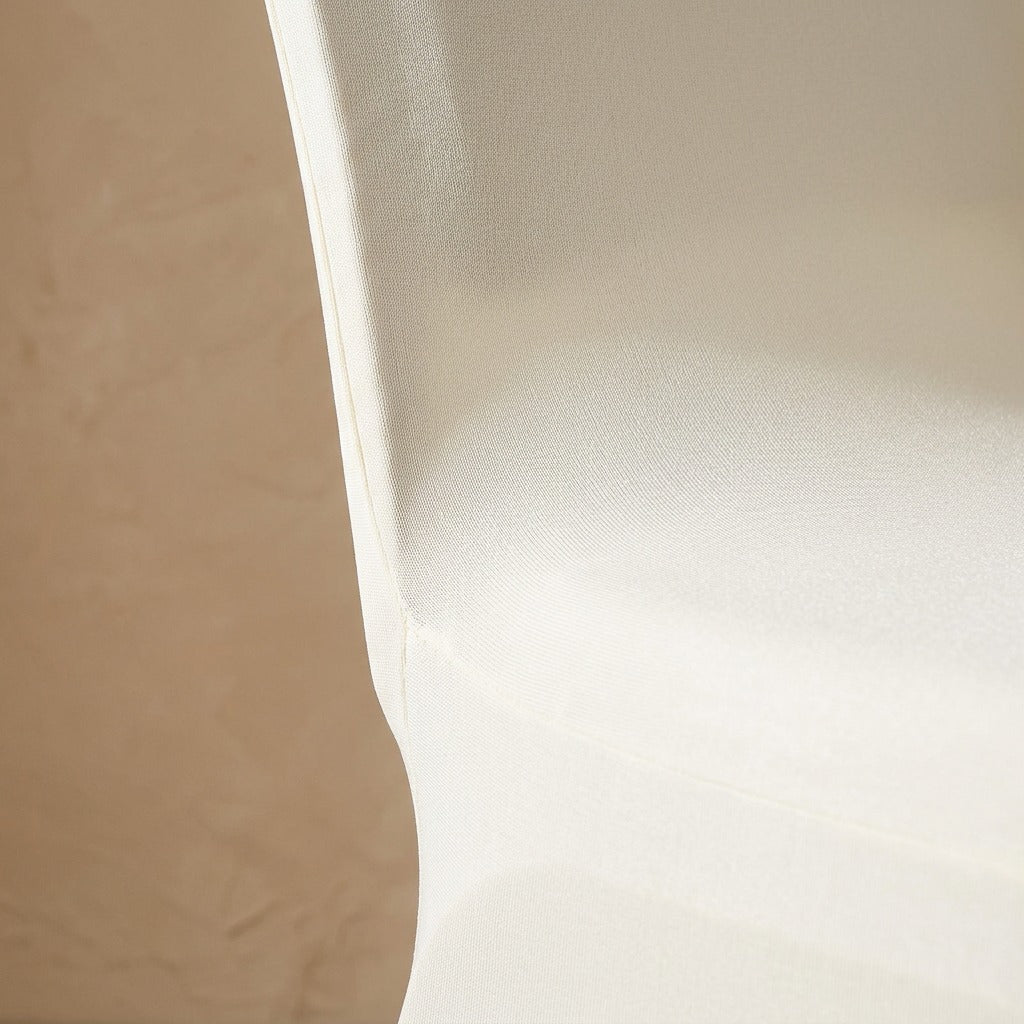 Stretchseat™ Polyester Elastic Chair Cover, material and detail close-up