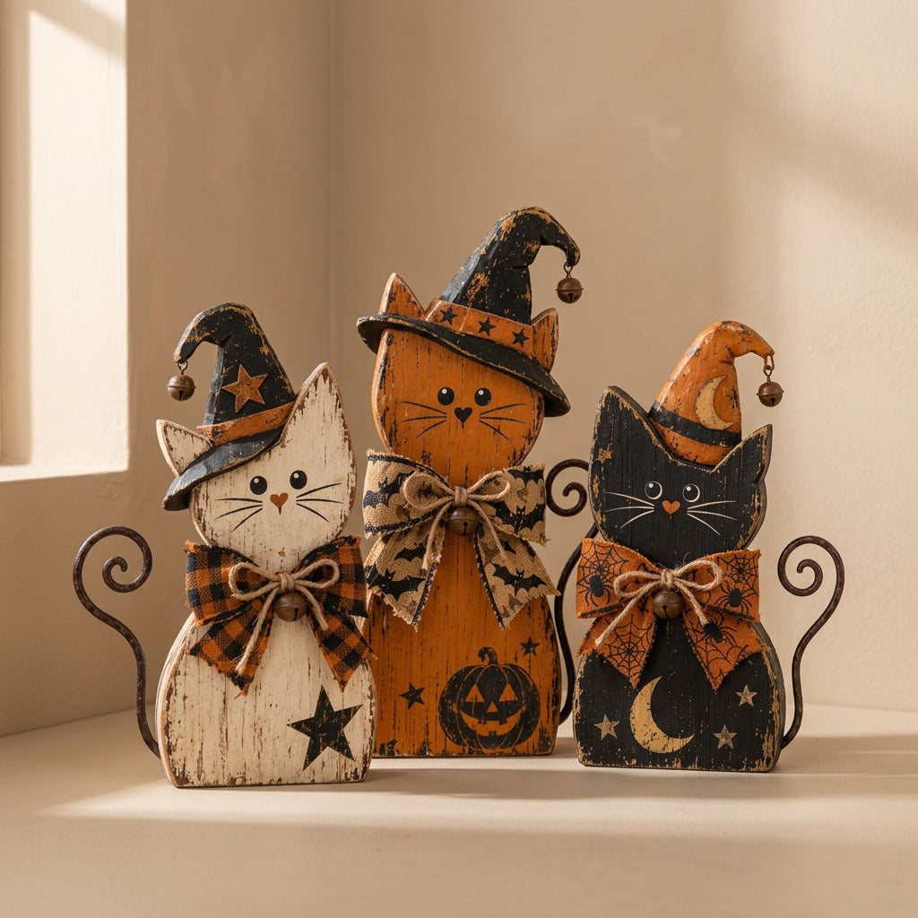Spookwood™ Halloween Wooden Desktop Decoration Set