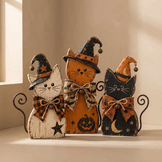 Spookwood™ Halloween Wooden Desktop Decoration Set
