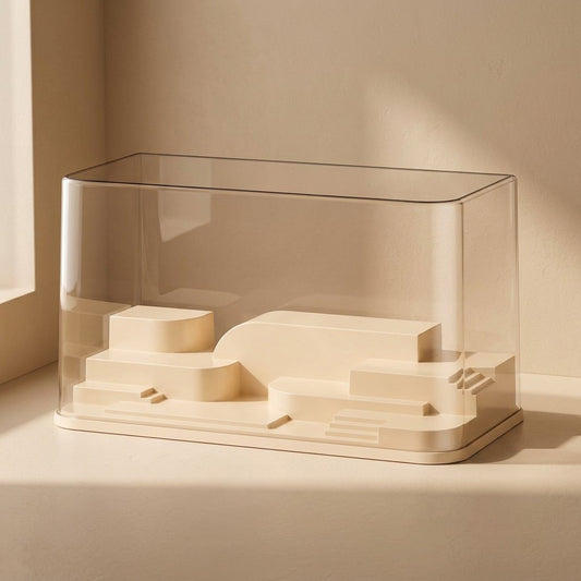 Creamcase™ Cream PET Blind Box Display Cabinet