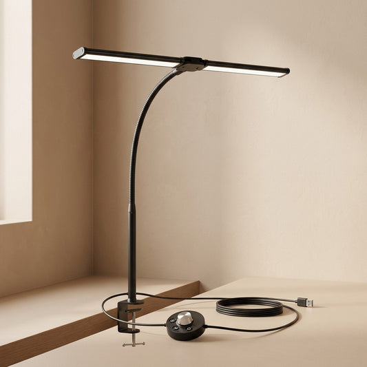 Dualglow™ Double-Head LED Desk Lamp