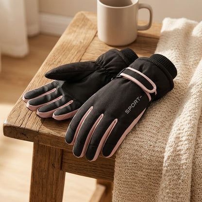 Glovetouch™ Women's Touch Screen Ski Gloves, styled close view
