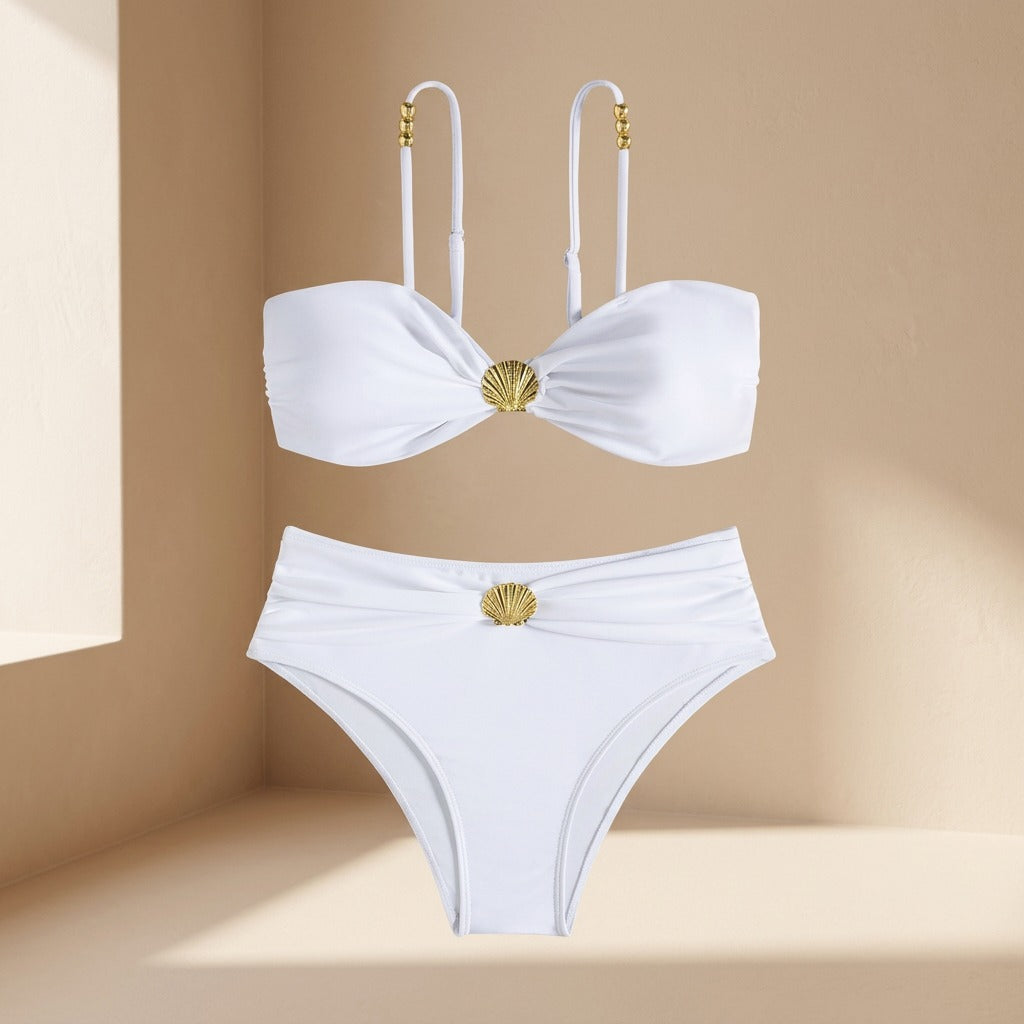 Colorcalm™ Solid Color Two-Piece Swimsuit