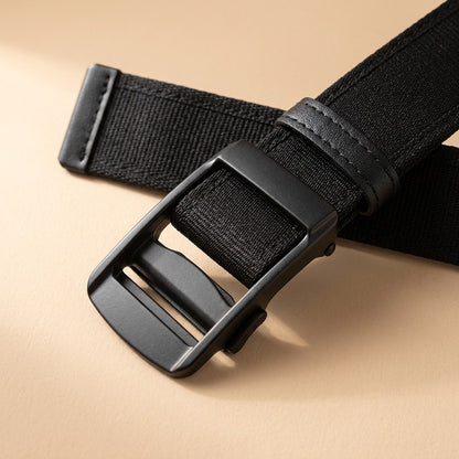 Snapweave™ Nylon Automatic Buckle Belt, material and detail close-up