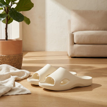 Homesoft™ EVA Indoor Home Slippers in a calm home setting