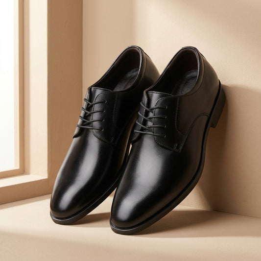 Shiftsole™ Men's Microfiber Leather Work Shoes