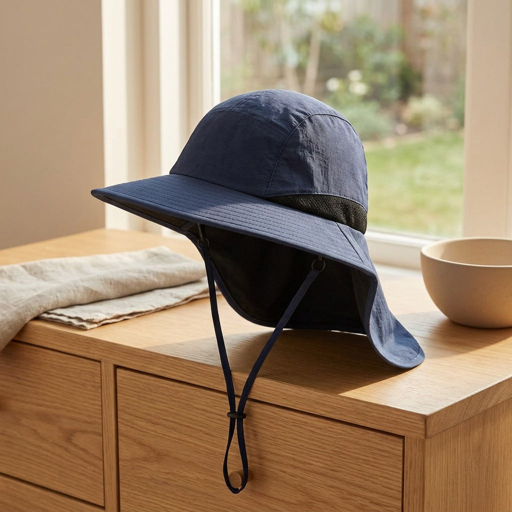 Breezecap™ Taslan Sun Protection Hat, styled close view