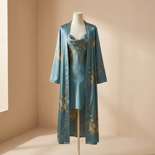 Satinlull™ Satin Two-Piece Pajama Set