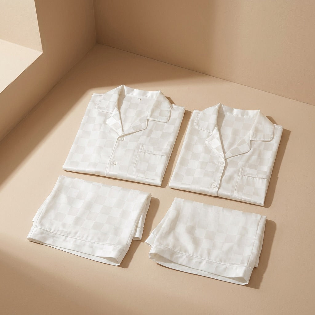Silkduet™ Simulation Silk Couple Pajamas