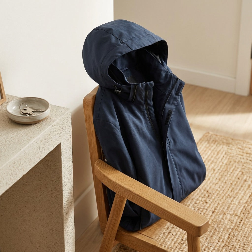 Ridgewear™ Polyester Outdoor Jacket, styled close view