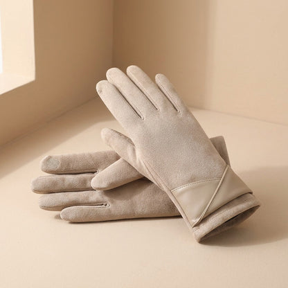 Suedetap™ Women's Touch Screen Suede Gloves