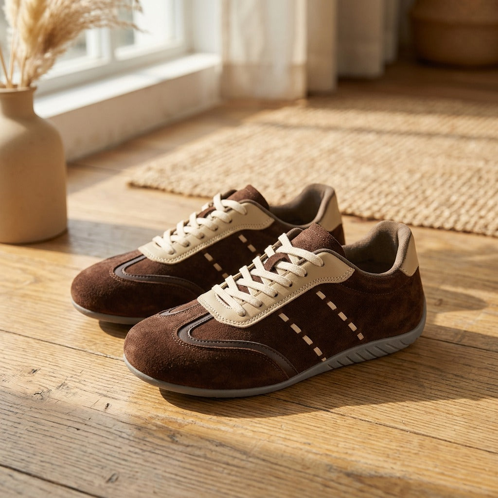 Crossstep™ Women’s German Training Shoes With Cross Straps, styled close view