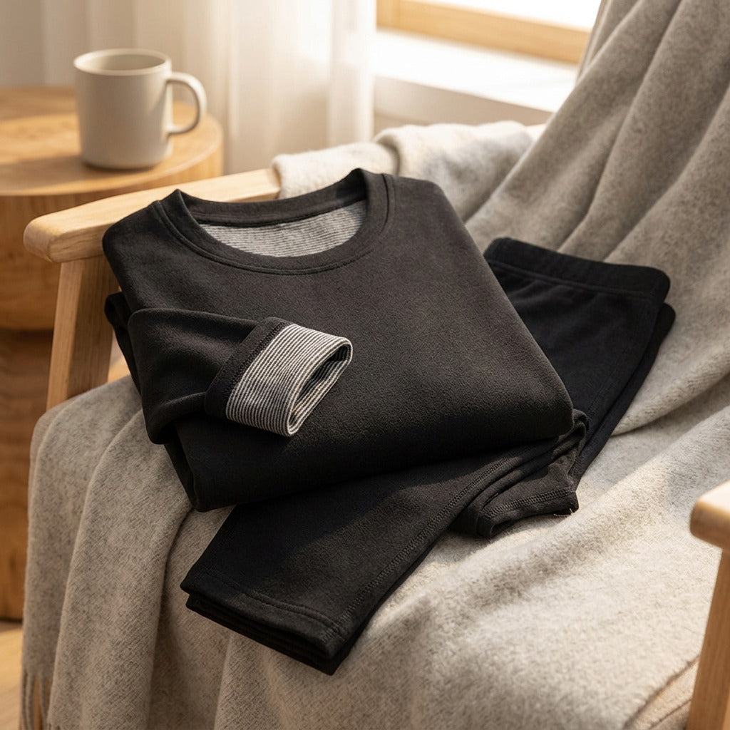 Warmfit™ Men's Thermal Base Layer Suit, styled close view