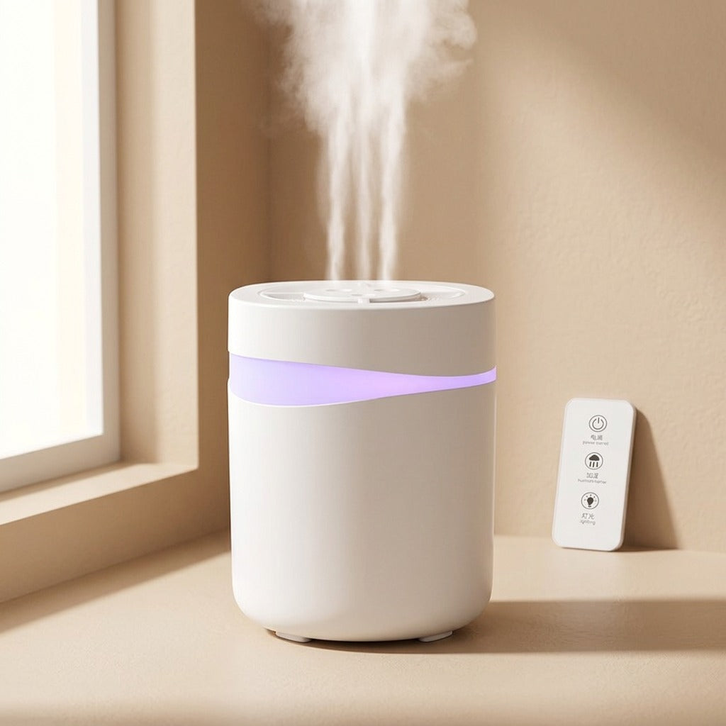Airgleam™ USB Air Humidifier With Ambient Light, material and detail close-up