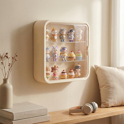 Toygallery™ Wall-Mounted Blind Box Storage Display, styled close view