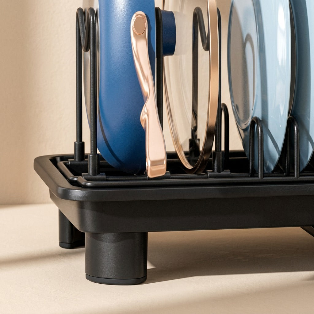 Dishdry™ Iron Kitchen Dish Drain Rack, material and detail close-up