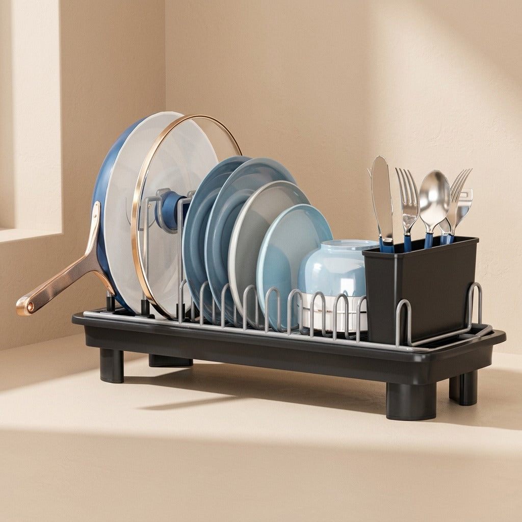 Dishdry™ Iron Kitchen Dish Drain Rack