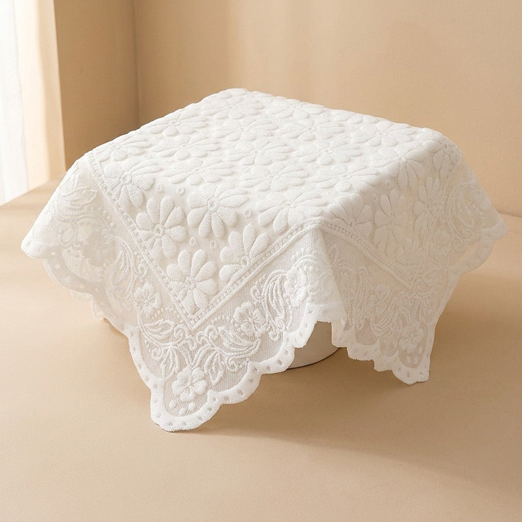 Dustwrap™ Polyester Dust Cover Cloth, material and detail close-up