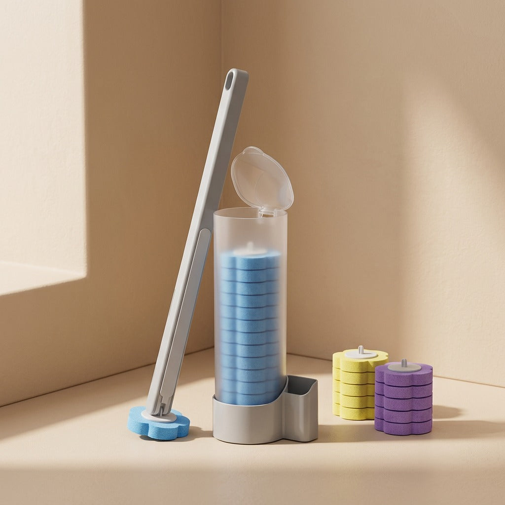 Rinsedrop™ Disposable Toilet Brush With Dissolving Heads