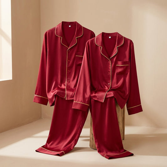 Bridesoft™ Ice Silk Wedding Pajamas