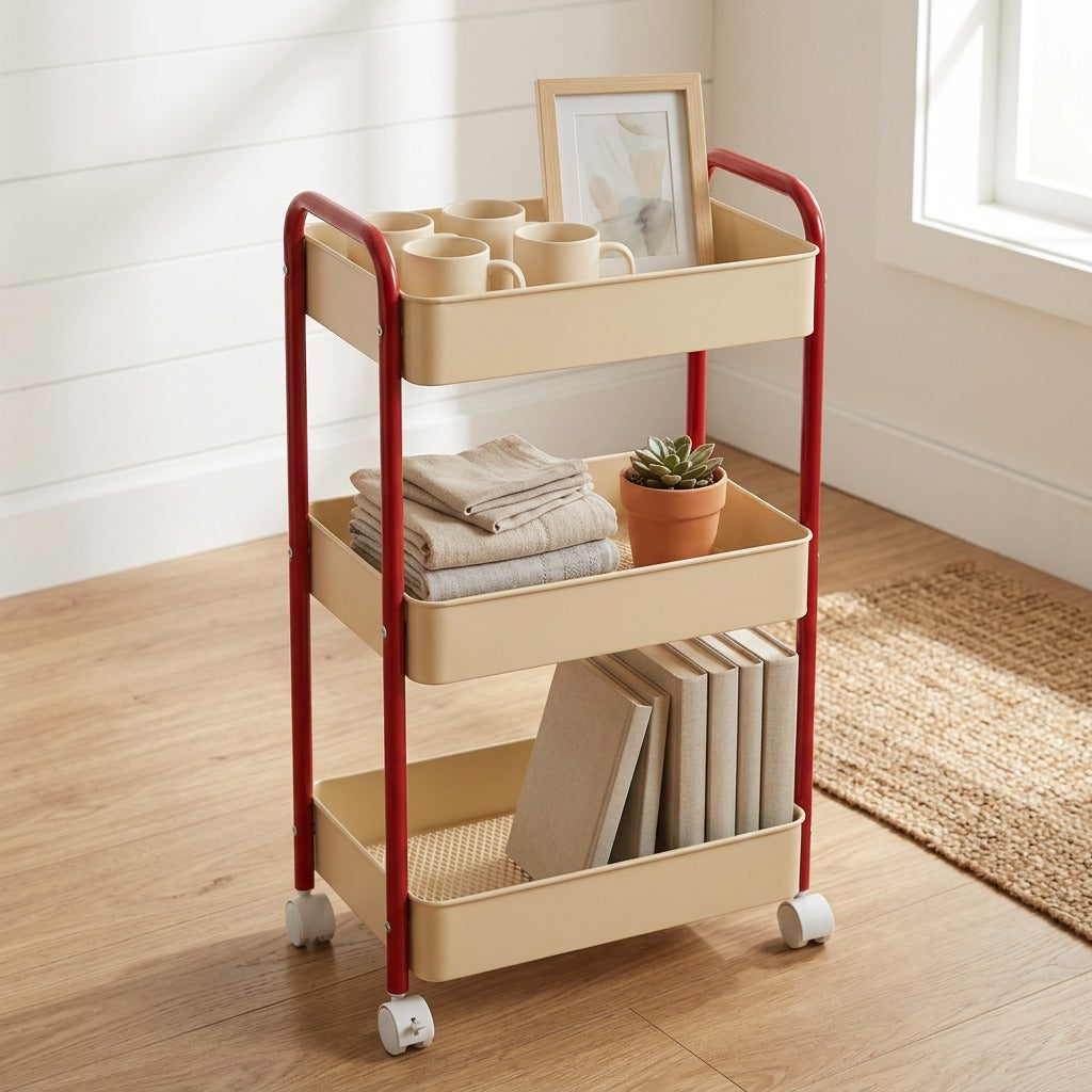 Steelspan™ Carbon Steel Storage Rack, styled close view