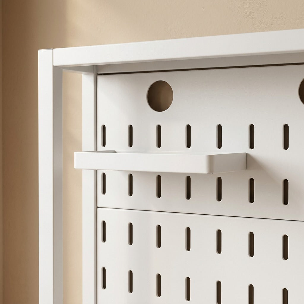 Racksmith™ Carbon Steel Kitchen Storage Rack, material and detail close-up