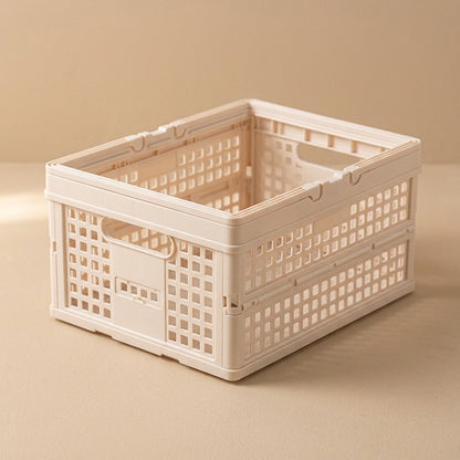 Foldbasket™ Plastic Folding Storage Basket, material and detail close-up