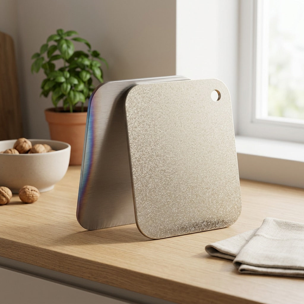 Twinchop™ Double-Sided Cutting Board in a calm home setting