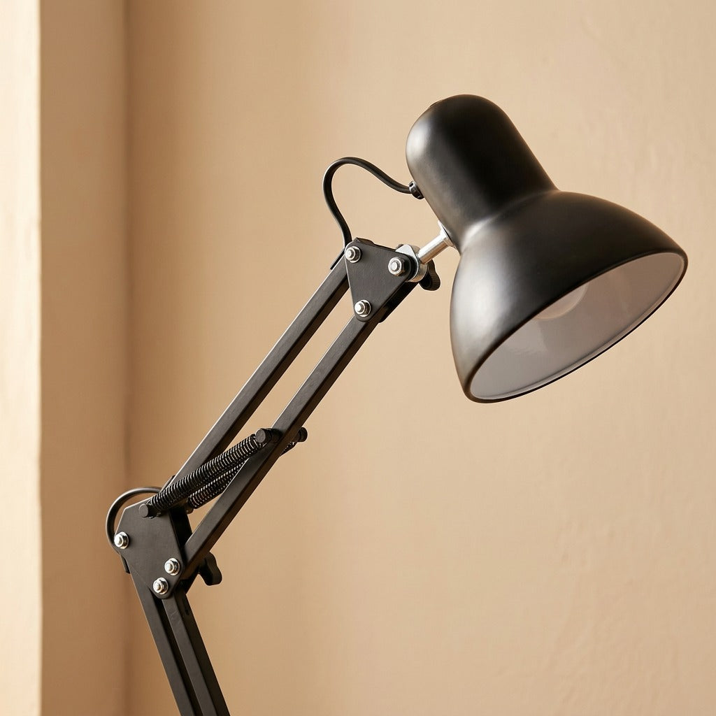 Tablegleam™ Metal LED Table Lamp, material and detail close-up