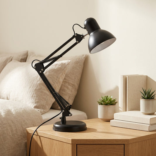Tablegleam™ Metal LED Table Lamp in a calm home setting