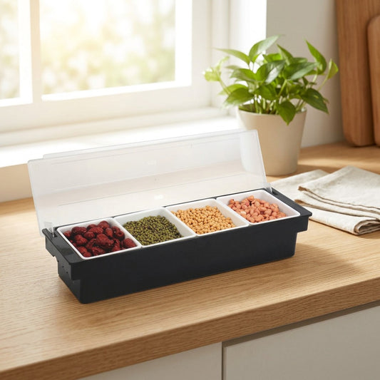 Spicebin™ Plastic Seasoning Box in a calm home setting