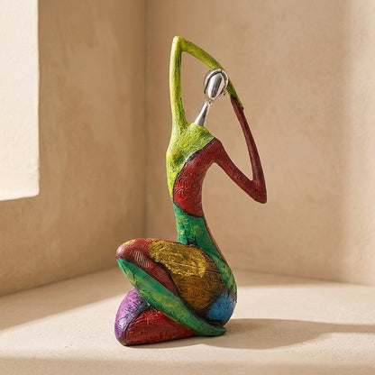 Shelfwhim™ Resin Character Ornament for Living Room